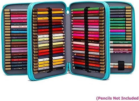 Colored Pencil Case-120 Slots Pencil Holder Bag Large Capacity Pencil Organizer Box...