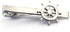 Rudder Fishing Navy Sailor Boat Sea Tie Clip and Cufflinks Set...