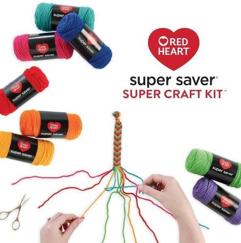 Red Heart Super Saver Super Yarn Craft Kit for Crochet & Knitting & Amigurumi Projects......