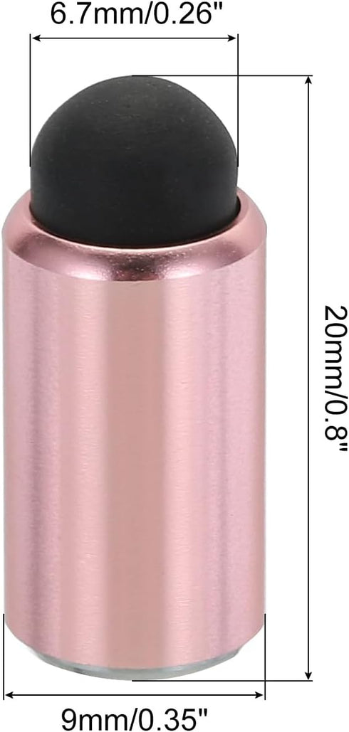 MECCANIXITY 2pcs Magnetic Stylus Pen Tips Fine Conductive Rubber Capacitive Touch Screen Pens Tip Universal Replacement Pink......