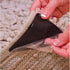 8 Pcs Rug Tape Hardwood Floor No Damage, Reusable Washable Grippers for Rugs, Carpet Tape for Area Rugs, Non Slip Rug Pads Grippers (Black...