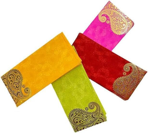 Shagun Envelopes Designer Set Money Cash Gift Envelope (pack of 5) for Indian Wedding/Engagement/Diwali/Birthday/Anniversary (Pink)...