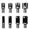 Wood Plug Cutter Drill Bit Set Woodworking Chamfer Drill Bits Straight and Tapered Taper Cutting Tool Cork Drill Bit Knifes 6mm 10mm 13mm 16mm, 8p...