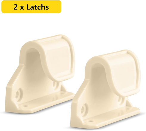 Retractable Baby Gate Replacement Parts, 55" W x 33" H Retractable Baby Gate Extensions (Including 2 x Latches + 2 x Brackets + 1 Set of Screws) f...