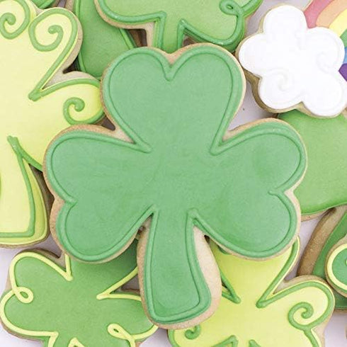 St. Patrick's Day Irish Shamrock Cookie Cutter, 3.75" Made in USA by Ann Clark...
