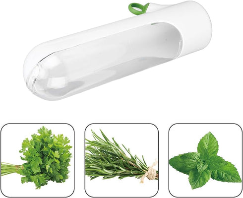 Herb Savor Pod, Saver for Refrigerator Fresh Keeper Container Vegetable Preservation Bottle Vanilla Storage Cup Keep Greens Practical Tool Cilantr...