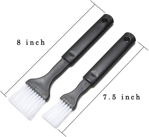 2 Pack - Nylon Bristle Pastry Brush for Basting, Baking, Cooking Food Brush...