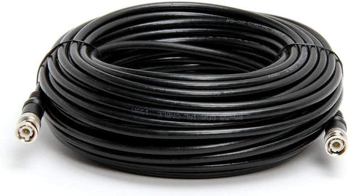 Cmple RG59U 6 Feet BNC Male to BNC Male, 75 Ohm, Coaxial BNC to BNC Video Cable, 6FT Black...