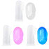 AKOAK 1 Pack Useful Baby Finger Toothbrush Soft Silicone Baby Training Toothbrush with Storage Box, Baby Teeth Cleaning Massage Oral Care (White)...