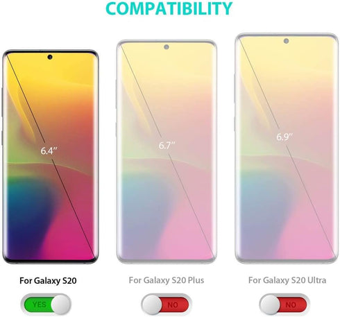 ZUSLAB Nano Silicone Case Compatible with Samsung Galaxy S20, Liquid Silicone Rubber Shockproof Bumper Soft Cover Purple...