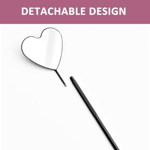 Large Lash Mirror for Eyelash Extension?Detachable Eyelash Mirror Stainless Steel Eyelash Makeup Mirror lash Extension Supplies & Tool...