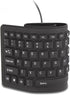 sungwoo Foldable Silicone Keyboard USB Wired Waterproof Rollup Keyboard for PC Notebook Laptop (All Black)...