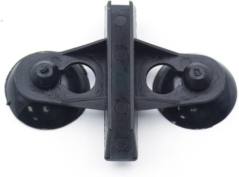 10 Pieces Aquarium Divider Suction Cup Clips, Glass Fixing Clips, Plastic Mesh Board Isolation Holders for Fish Tank (Black)...