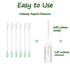 100 Pcs Cotton Makeup Remover Swabs - Disposable Vitamin E Liquid-Filled Cotton Swabs Sticks for Eye/Lip/Eyebrow/Eyelash Makeup Correctors Removin...