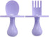 Nooli Toddler Utensils Toddler Eating Supplies Toddler Forks Silicone Baby Spoon, BPA Phthalates-Free, Dishwasher and Sterilizer Safe, Lavendar...