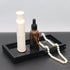 Bathroom Vanity Tray: Toilet Tank Tray Black Marble Bathroom Tray Countertop and Vanity Tray Resin Tray Vlack Vanity Tray...