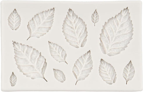 Rose Leaf Silicone Fondant Molds For Cake Decorating Cupcake Topper Chocolate Candy Gum Paste Polymer Clay...