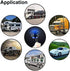 10Pcs 3/4 Inch LED Marker lights Signal Light 12V for Trailer Truck Bus Van(Blue)...