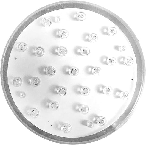 LARDUX Led Light Base - 6 Inch Round Display Pedestal Light Stand Plate Flat for 3D Crystal Cube Glass Art Acrylic Statues - USB Charge or Battery...