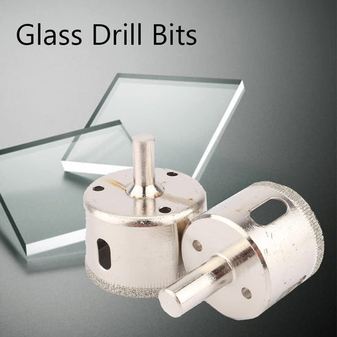 Glass Drill Bits,38 mm Marble Drill Bit Hole Saw 45mm 2Pcs/Set Hole Saw Set Coated Hole Saw Drill Bits Set Tool Compatible with Power ToolsMarble ...