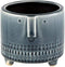 47th & Main Crackled Glazed Planter/Pot, Small, Gray...