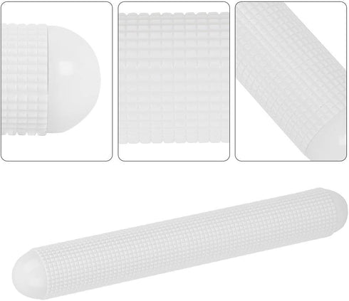 Plastic Non-stick Rolling Pin Fondant Cake Dough Roller No Handle Rolling Kit for Baking Kitchen Tool Rolling Pins...