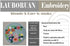 Lauboruan Stamped Embroidery Kits for Beginners with Flowers Pattern, Easy DIY Craft Punch Needle Starter Cross Stitch Kit DIY Needlepoint Kits(No...