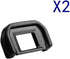 (2PCS) EF Viewfinder Eyepiece Eyecup Eye Cup Rubber for Canon EOS 300D 350D 400D 450D 500D 550D 600D 1000D 1100D 700D 100D Canon Rebel XT XTi XS X...