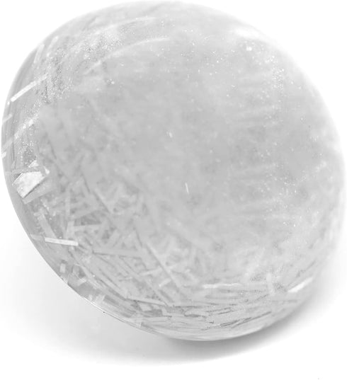 10 pcs Clear Resin Buttons with Sequin Powders Metal Loop Sewing Buttons -25mm -1"...