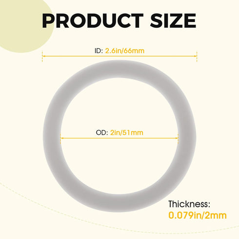 Replacement for Black and Decker Blender Gasket Rubber Seal Gasket Sealing O-Ring, Replace 132812-07, Compatible with Black & Decker Blender BL190...
