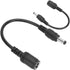 2Pcs Converter Cable 7.4x5.0mm Female to 5.5x2.5mm Male Suitable for Short Distance Connection Premium ABS Material, Durable and Sturdy...