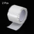 2 Rolls Self Fusing Silicone Tape 1" x 3ft x 0.02" Waterproof Sealing Plumbing Rubber Tape for Water Pipe Hose Leak Silicone Grip Repair Seal, Whi...