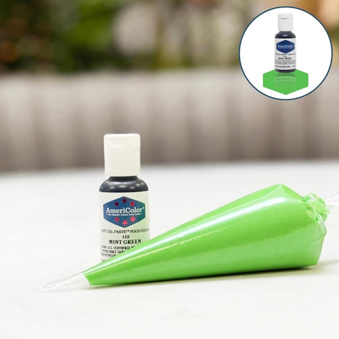 Americolor Soft Gel Paste Food Color 0.75 Ounce, Mint Green...