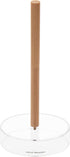 Mind Reader Paper Towel Holder, Kichen Storage, Countertop Organizer, Caddy, Kitchen, Acrylic, 6"L x 6"W x 14.65"H, Brown...