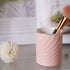 Ceramic Pencil Holder for Desk, Cute Pen Holder Stand, Makeup Brush Cup Organizer, Pink...