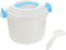 OSALADI Portable Rice Cooker Microwave Rice and Pasta Cooker Rice Steamer Microwave Food Container for Vegetables Soups Dishwasher Safe 1- 2L...