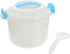 OSALADI Portable Rice Cooker Microwave Rice and Pasta Cooker Rice Steamer Microwave Food Container for Vegetables Soups Dishwasher Safe 1- 2L...