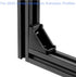 10Sets 2020 Corner Bracket Connectors for 2020 Series 6mm Slot Aluminum Extrusion Profile Accessories(Black)...