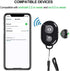 Wireless Camera Shutter Remote Control for Smart Phones- Compatible with iOS/Android (Pink+Green+White+Black)...