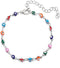 Turkish Blue Evil Eye Bracelet Anklets for Women Handmade Colorful Beads Ethnic Foot Chain Jewelry...