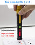 Voltage Tester, Non-Contact AC Voltage Tester Pen with Dual Range AC 12V-1000V/48V-1000V Live/Null Wire Tester Electrical Tester with LCD Display ...