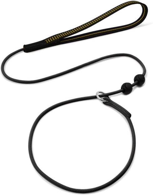 Dog Ultra-fine Leash,slip leads for dogs,Pet Training Leash,Training ?leading and holding suitable for Small,Medium or Large Dogs (black, 1.4M lon...