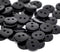 AKOAK 50 Pcs/Lot Resin Round Buttons, 2 Holes 20 mm Sewing Craft Buttons, for Clothing Sewing Shirt Scrapbooking Card DIY Crafts Supplies (Black)...