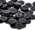 AKOAK 50 Pcs/Lot Resin Round Buttons, 2 Holes 20 mm Sewing Craft Buttons, for Clothing Sewing Shirt Scrapbooking Card DIY Crafts Supplies (Black)...