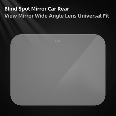 S SUNSBELL Blind Spot Mirror Car Rear View Mirror Wide Angle Lens Universal Fit HD Stick on Frameless Convex Wide Angle Rear View Mirror, Backup R...