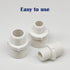 10PCS 1/2" to 3/4" PVC Pipe Fittings Nipple G1/2 X G3/4 Male to Male Thread Coupling Hex Straight Adapter Connector...