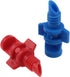 150pcs Water Jet Spray Nozzle Micro Sprinkler Heads drip Irrigation emitters drip Irrigation Parts 90/180/360 Degrees Each 50...