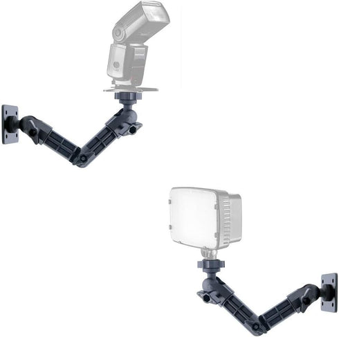 9 Inch Articulating Magic Arm Wall Mount Holder Stand for Camera LED Light, Video Lamp...