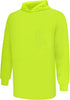 Hi Vis Shirts for Men, High Visibility Shirts with Hood, Safety Shirts with Long Sleeves, Construction Work Shirts for Men, Lightweight, Breathabl...