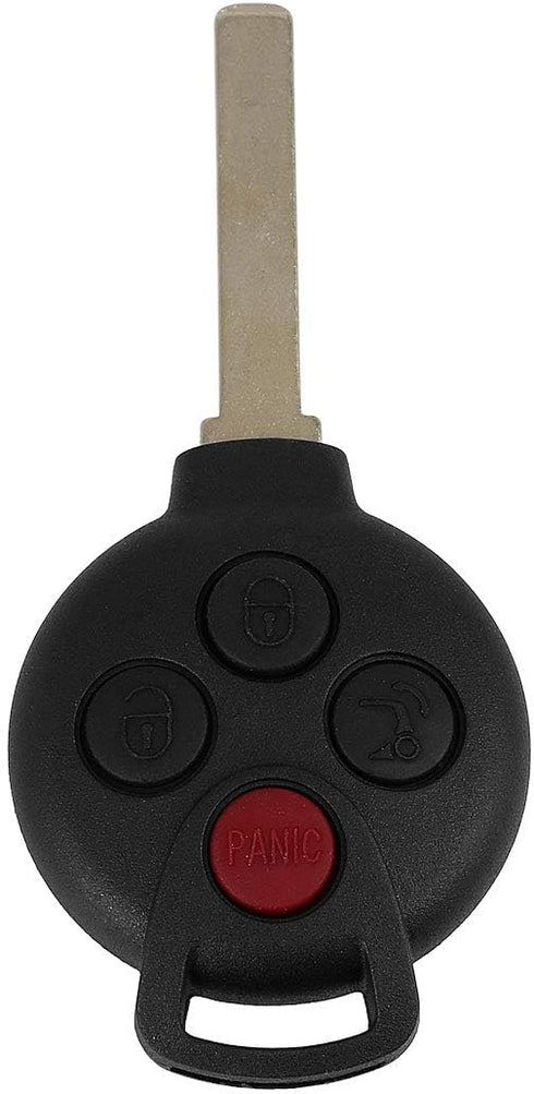 uxcell New Replacement Keyless Remote Car Key KR55WK45144 315Mhz PCF7941 Chip 3+1 4 Button for Mercedes Benz Smart Fortwo 2008-2015...
